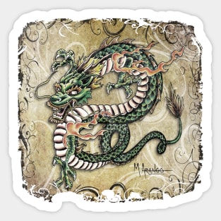 Asian Dragon Sticker